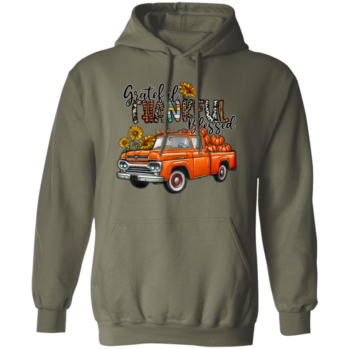 Grateful| Blessed Pullover Hoodie