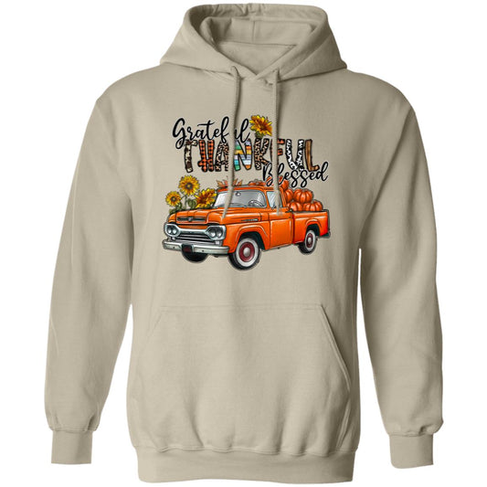 Grateful| Blessed Pullover Hoodie