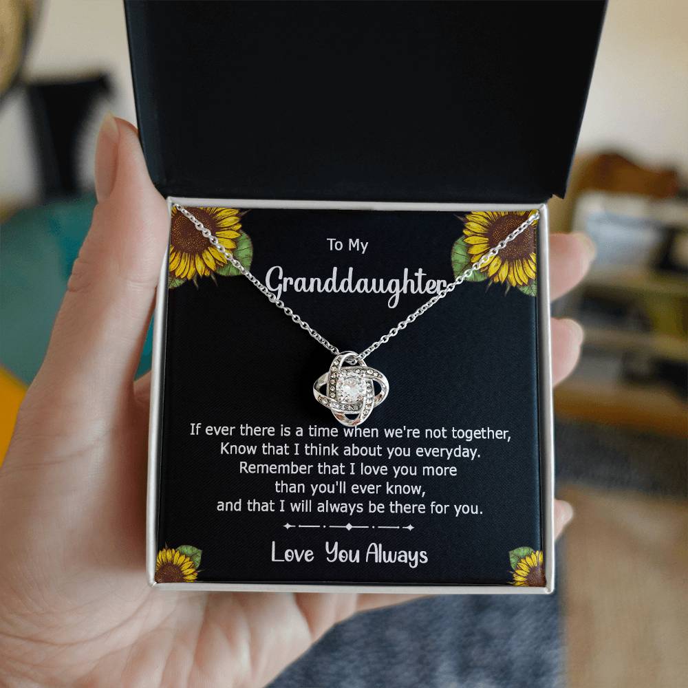 To My Granddaughter| If There Is a Time ( Love Knot Necklace)