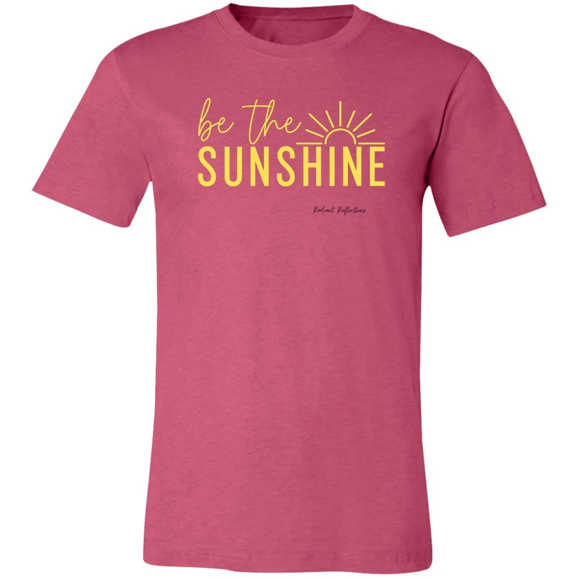 Be the Sunshine| Unisex Jersey Short-Sleeve T-Shirt - Radiant Reflections