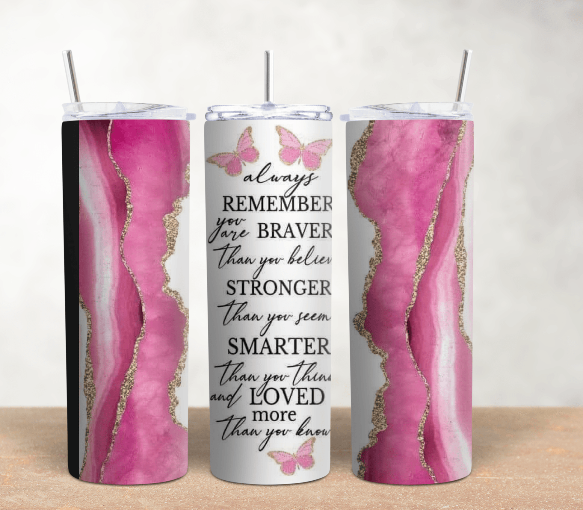 Braver than You Believe |20oz Stainless Steel Tumbler - Radiant Reflections