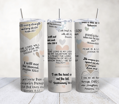 Daily Uplifting Scriptures| 20 oz Stainless Steel Tumblers - Radiant Reflections