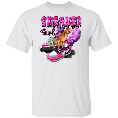Pink Sneaker Girl | T-Shirt - Radiant Reflections