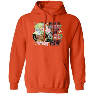Even in the Midst of my Storm I see God Pullover Hoodie - Radiant Reflections