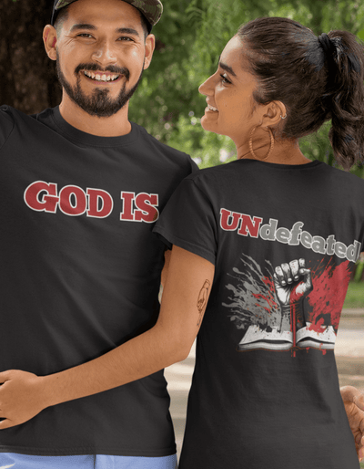 God is Undefeated| T-Shirt - Radiant Reflections