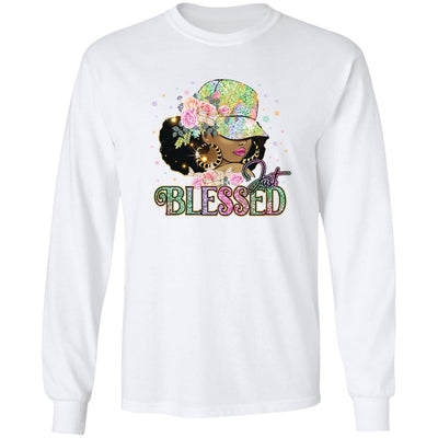 Just Blessed LS Ultra Cotton T-Shirt - Radiant Reflections
