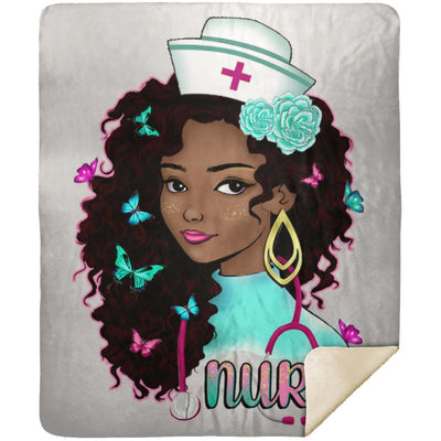 Nurse| Premium Mink Sherpa Blanket 50x60 - Radiant Reflections