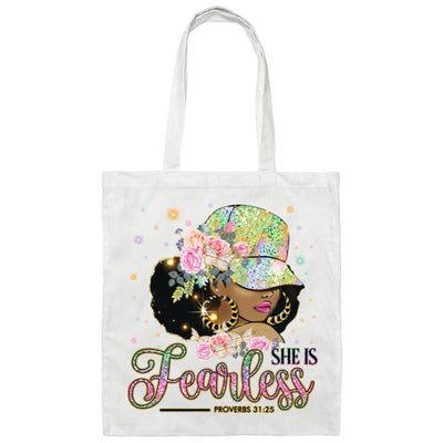 She is fearless| Canvas Tote Bag - Radiant Reflections