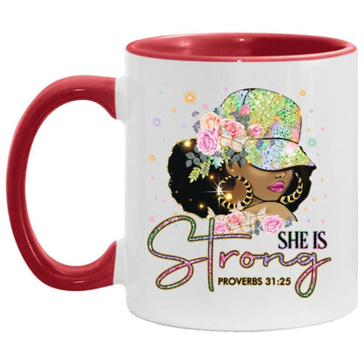 She is Strong| 11 oz. Accent Mug - Radiant Reflections