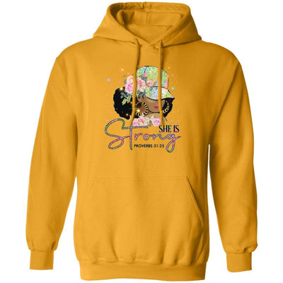 She is Strong| Pullover Hoodie - Radiant Reflections
