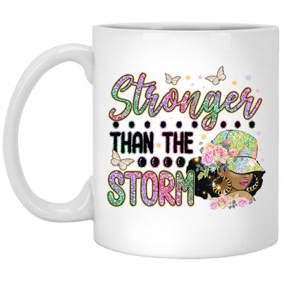 Stronger than the Storm| 11 oz. White Mug - Radiant Reflections