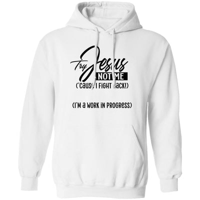 Try Jesus| Not Me| Pullover Hoodie - Radiant Reflections