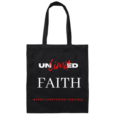 Unlimited Faith| Canvas Tote Bag - Radiant Reflections